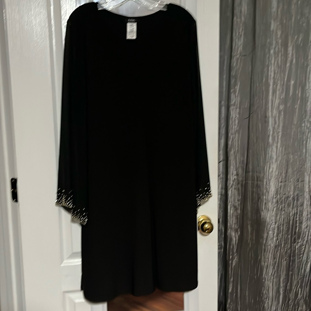 Little black dress with beading